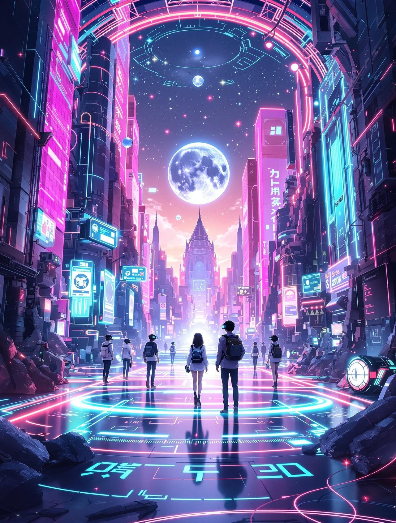 里番大全热播榜第14名番剧《虚拟幻界Online》封面 - 科幻 / 游戏